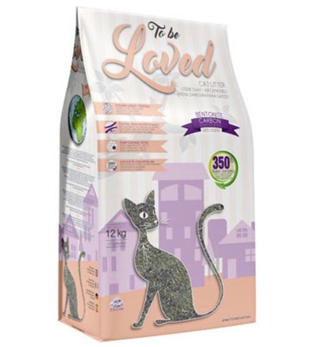 חול מתגבש לחתולים To Be Loved (טו בי לאבד) – בתוספת פחם פעיל | 12 ק