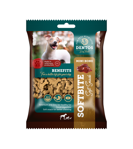 חטיפי אילוף רכים - דנטוס חטיף כבד לכלב