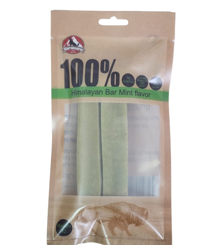 זוג עצמות חלב יאק בטעם מנטה- מידה M