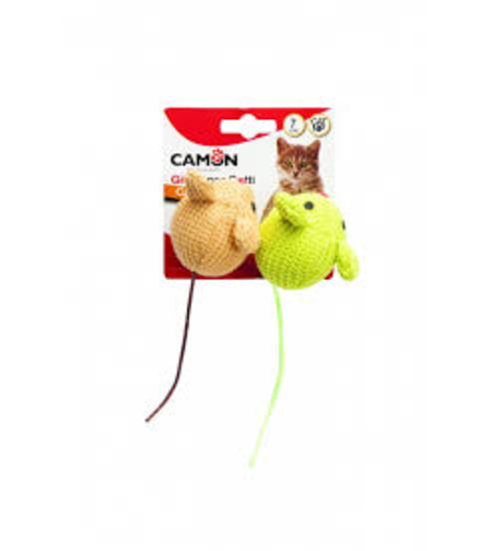 זוג עכברי צמר עם קטניפ