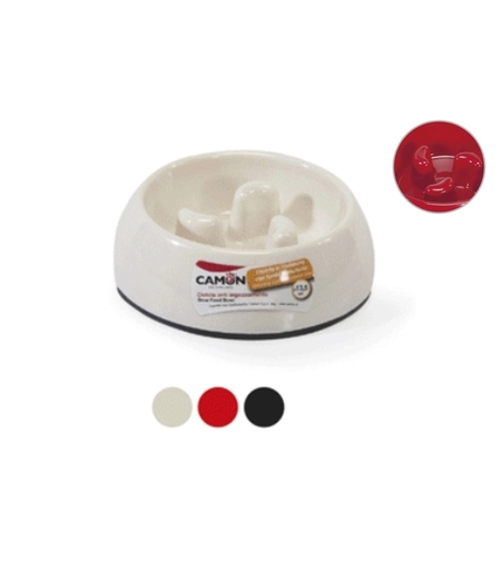 קערת פלסטיק להאכלה איטית 13.5 סמ' 