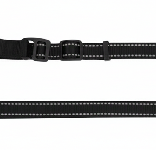 רצועה לכלב ניילון מתכווננת עם מחזירי אור (רוחב 25 מ