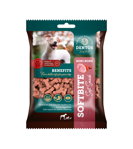 חטיפי אילוף רכים - דנטוס חטיף חזיר לכלב