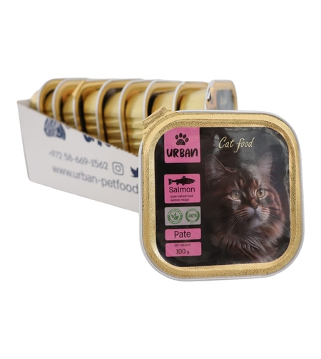 מעדן פטה לחתול בטעם סלמון- אורבן