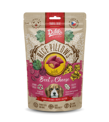 דנטוס כריות לכלבים גבינה וסלק