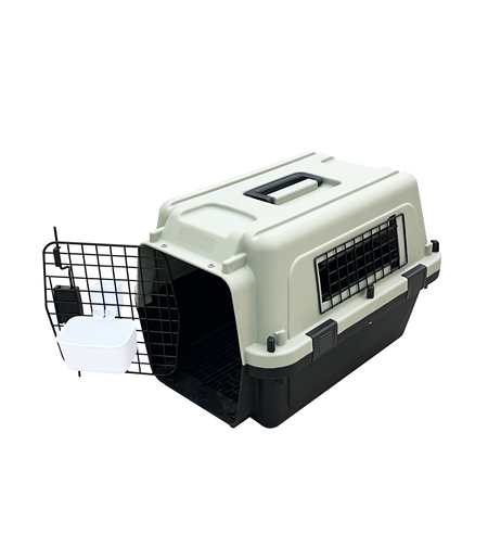 כלוב טיסה XGH מאושר IATA לטיסה כולל קערה ושטיחון-70.5X52.5X48.5