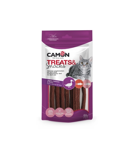 מקלות ברווז, סלמון וטונה לחתול - קמון
