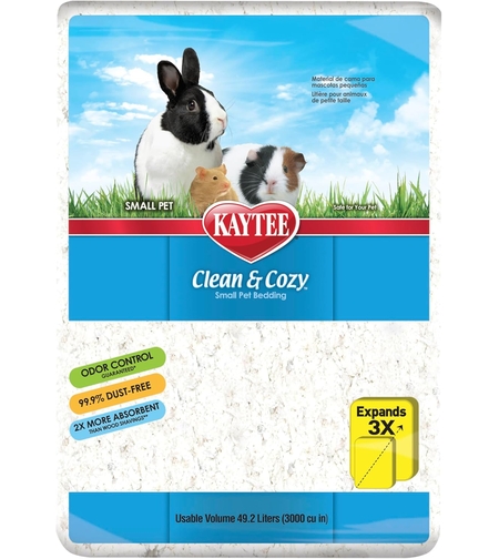 מצע נייר טבעי לבן למכרסמים (49 ליטר) אריזת חיסכון – חברת קייטי (Kaytee)