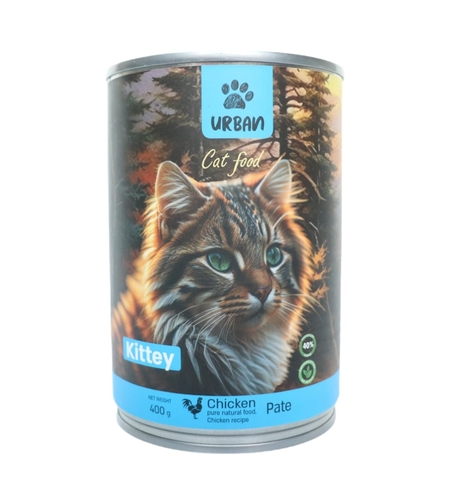 שימורי פטה לגורי חתולים בטעם עוף- אורבן