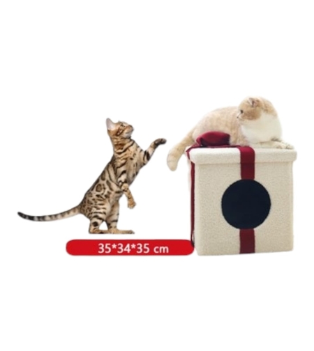 מגרדת לחתול בצורת מתנה 35X34X35