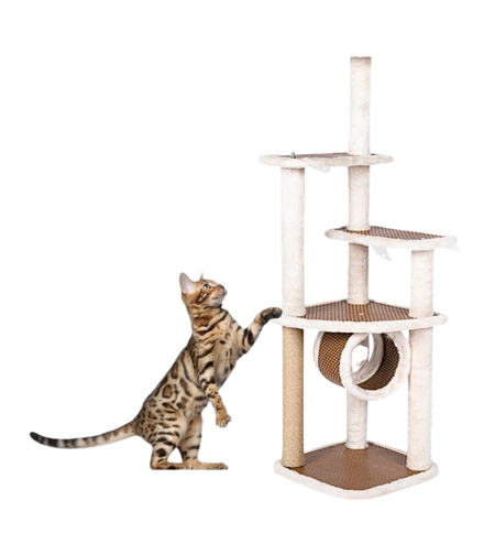 מתקן גירוד לחתול 128X40X40