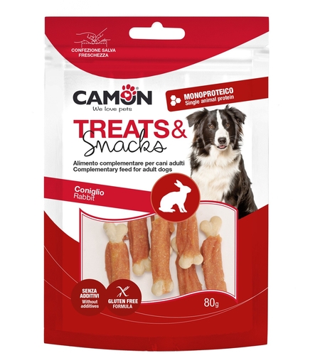 חטיף עצמות מגולגלות עם ארנב - קמון