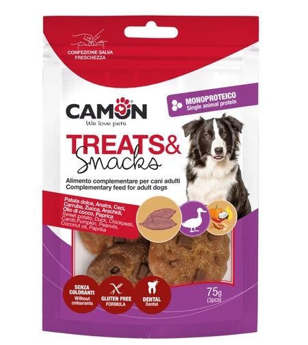 עוגיות לכלב ברווז עם מיקס פירות- קמון