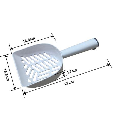 כף גדולה עם מתלה לניקוי חול