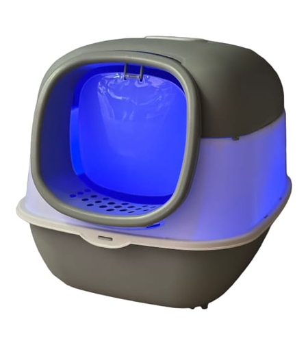 שירותים לחתול עם מנורת חיטוי 40*40*56ס