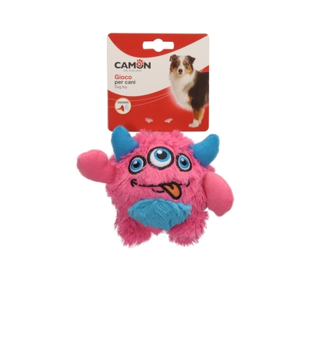 צעצוע מצפצף לכלב בצורת מפלצת ורודה - קמון