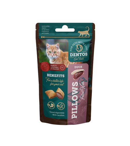 דנטוס כריות ברווז לחתולים