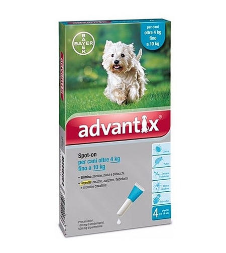 אדוונטיקס לכלבים במשקל 4 עד 10 ק