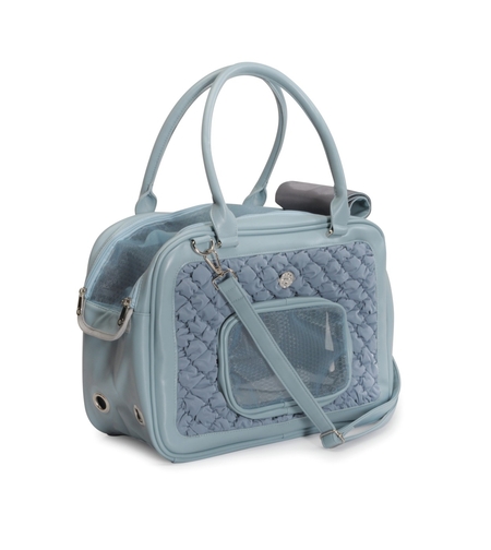 תיק נשיאה מעוצב תכלת - קמון