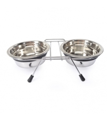 סטנד כפול לקערות נירוסטה 11 ס