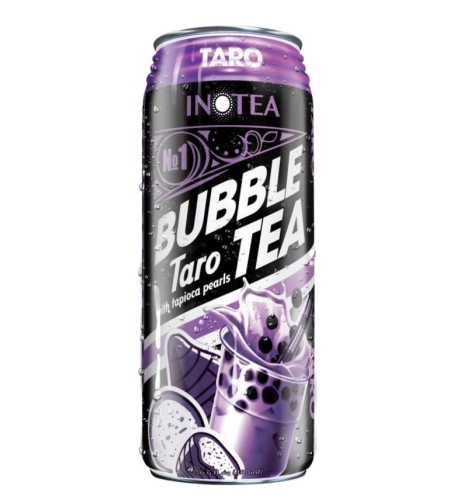 Inotea Bubble Taro  Tea with Tapioca Pearls 490ml