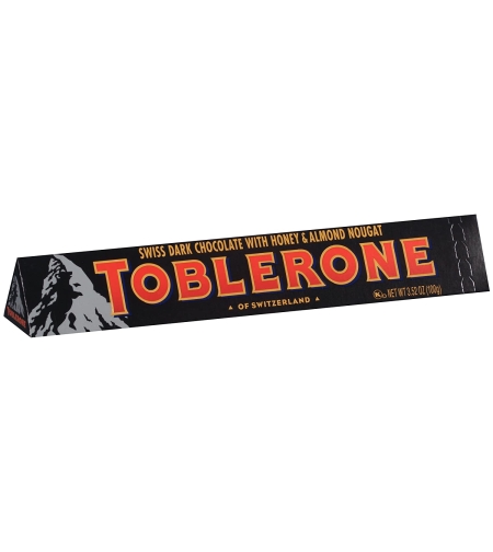 Toblerone -Swiss Dark Chocolate with Honey & Almond 100g