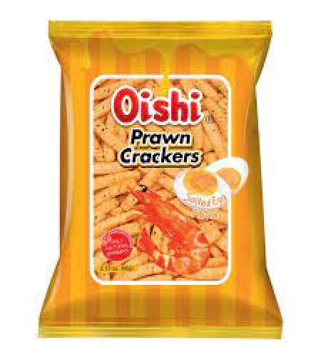 oishi prawn cracker salted egg