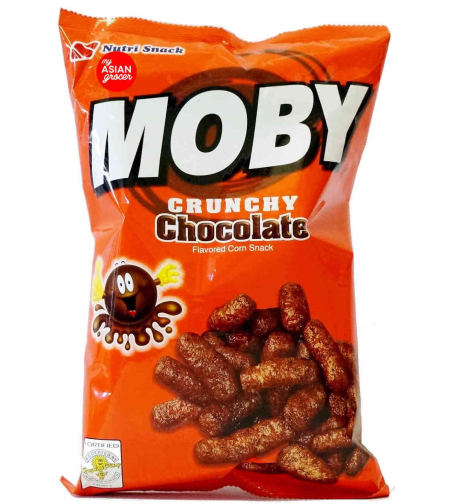 Moby - Crunchy Chocolate Flavored Corn Snack 90g