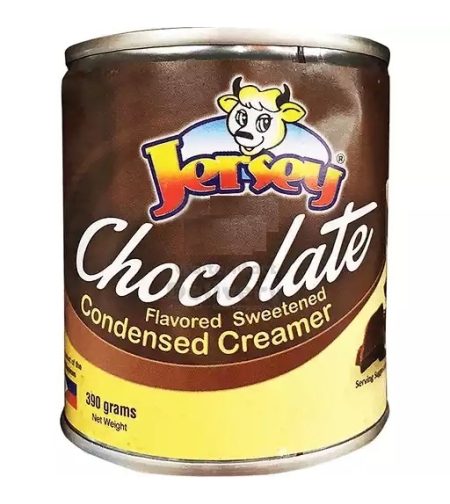 Jersey  chocolate flavored sweetened condensed creamer