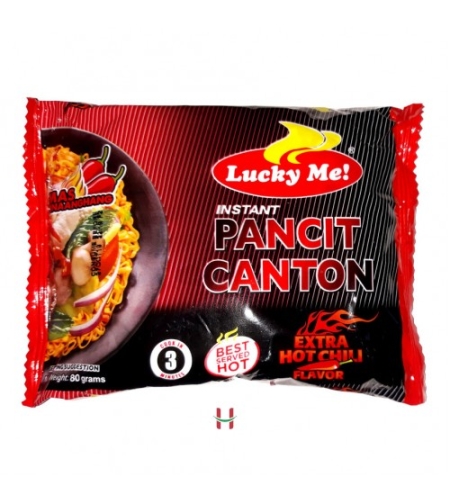 BIG Lucky me - instant Pancit Canton - extra Hot Chili