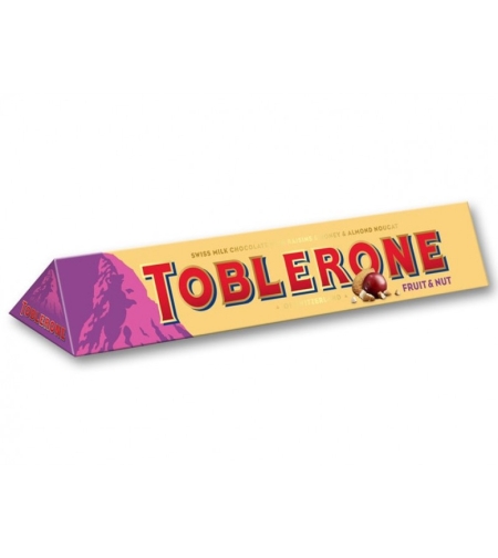 Toblerone -Swiss Milk Chocolate with Fruit & Nut 100g