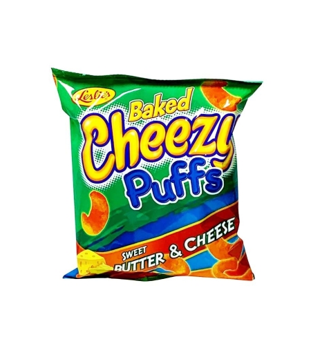 LESLIE'S BAKED CHEEZY PUFFS 55G