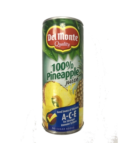 Del Monte 100% Pineapple Juice 240ml
