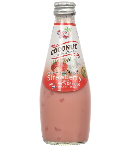 Coco Royal Coconut milk with jelly (strawberry flavor) 290ml