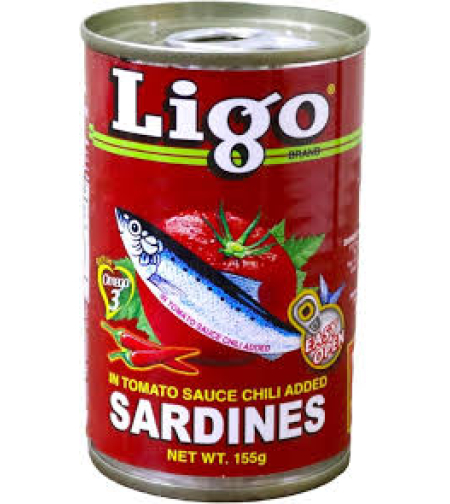 Ligo Sardines in Tomato Sauce with Chilli 155grms