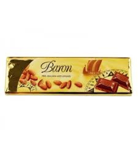 Baron Milk  Chocolate with Almonds 300grms