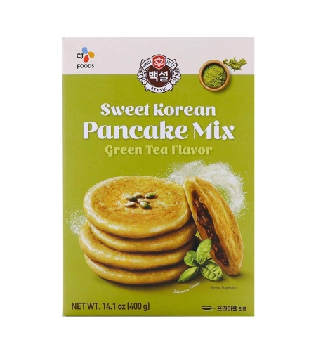 Korean Sweet Pancake mix with Green tea flavor 400grms