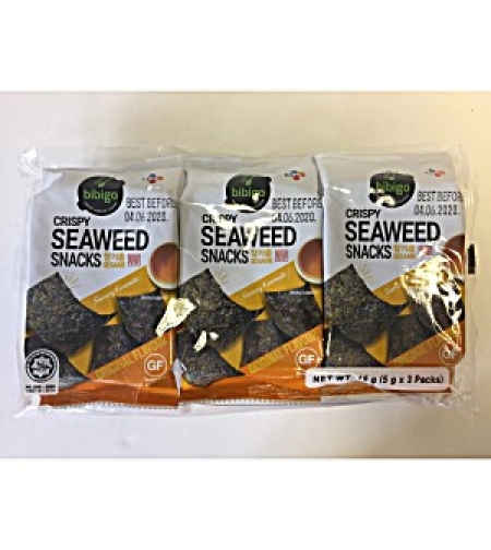 Bibigo Crispy Seaweed Snacks( 5grms x 3 packs)