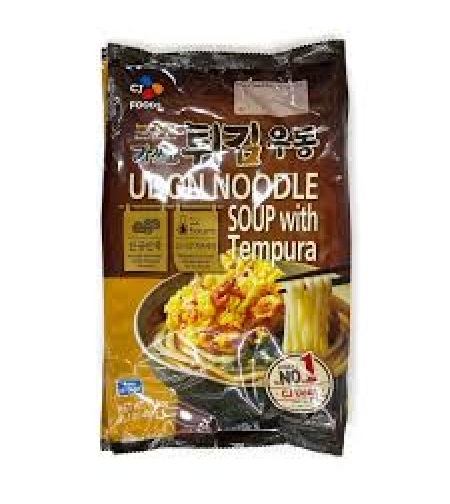 CJ Udon Noodle Soup with Tempura 490grams