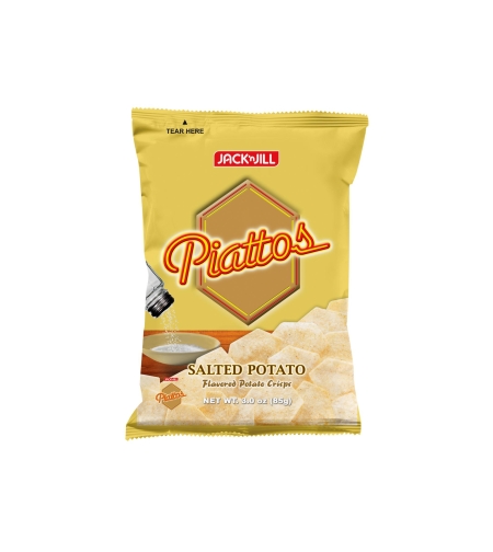 Piattos - Salted Potato Flavored Potato Crisps 85g 