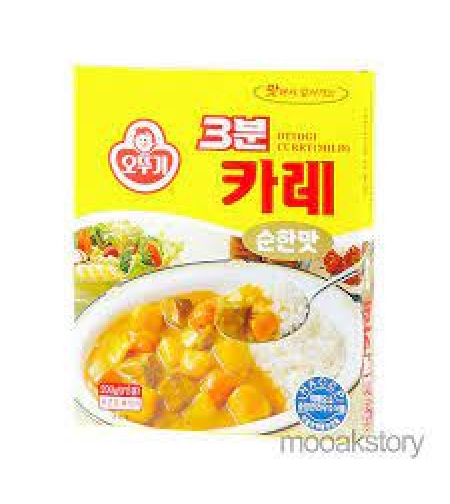 Spicy curry sauce for quick preparation