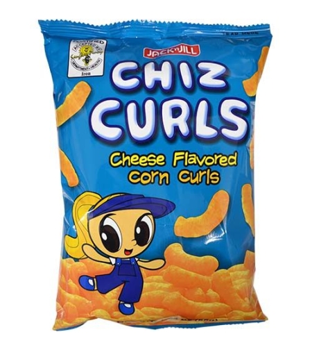 Chiz Curls - Cheese Flavored Corn Curls 55g