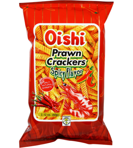 Oishi - Prawn Crackers Spicy Flavor 60g