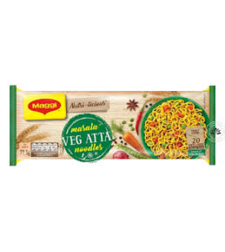 Maggi Masala Veg Atta Noodles ( packs of 4 )