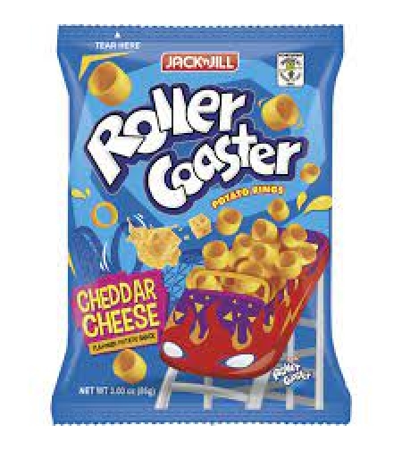 Roller Coaster - Potato Ring Cheddar Cheese 85g