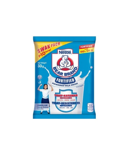 Bear Brand Fortified Powdered Milk 33grms