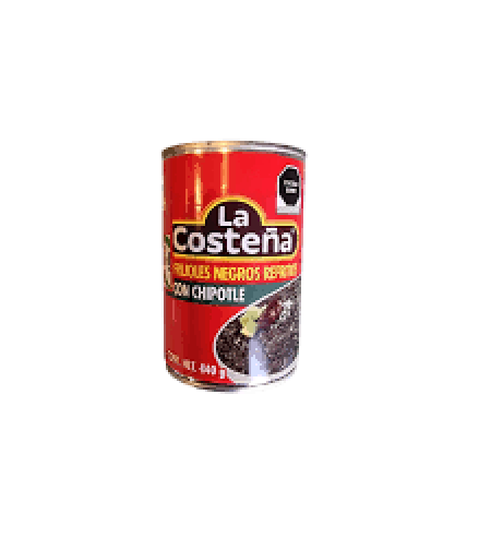 refried black bean with chipotle
