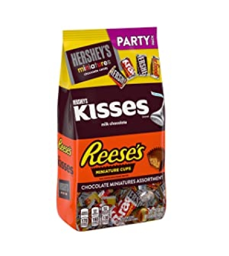 Party Pack - Mix Chocoloates Hershey's , Kisses & Reese's 992g 