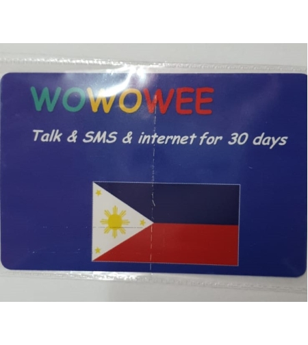 Wowowee - Talk & SMS & Internet for 30 Days 