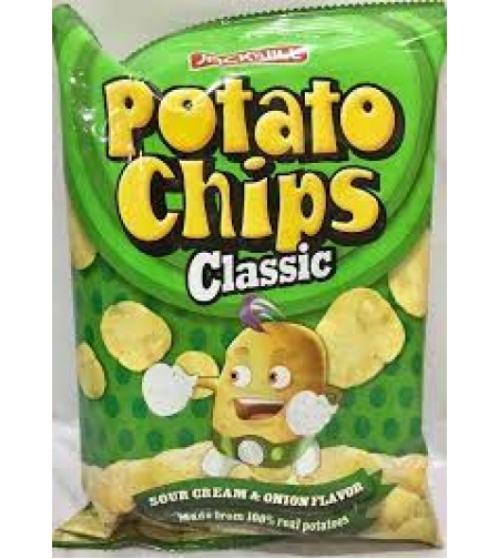 Potato Chips Classic - Sour Cream & Onion Flavor 60g
